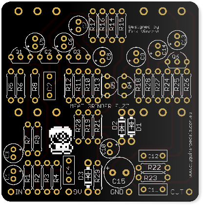 Meat Grinder Fuzz - Versatile FZ2 / Univox Hybrid - Click Image to Close